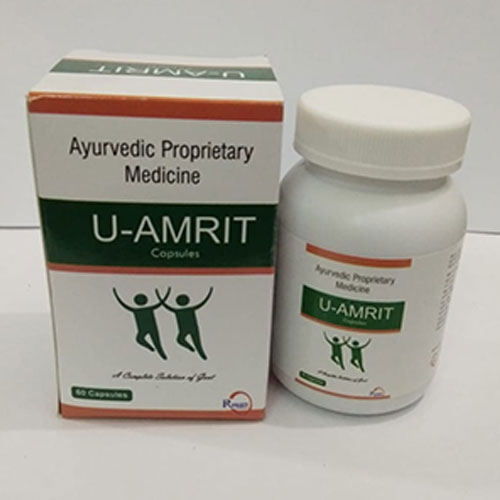 Ayurvedic Proprietary Medicine U-AMRIT Copsules Fynde Proprietary Medcine U-AMRIT No Capoutes Ayurvedic Proprietary Medicine U-AMRIT Copsules