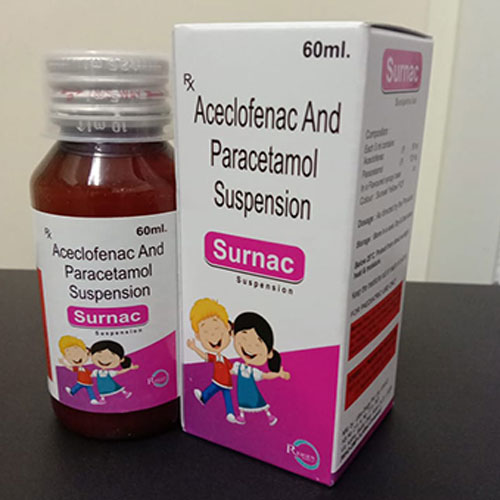 Aceclofenac And Paracetamol Suspension