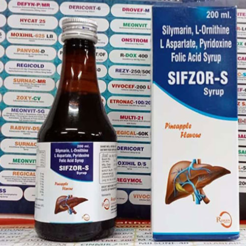 Silymarin, L-Ornithine L Aspartate, Pyridoxine Folic Acid Syrup