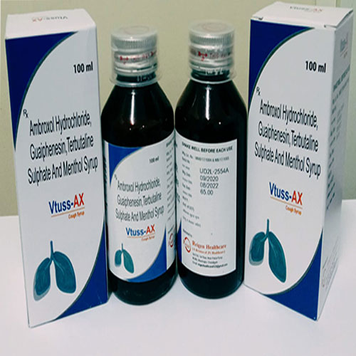 Ambroxol Hydrochloride Guaphenesin,Terbutaline Sulphate And Menthol Syrup