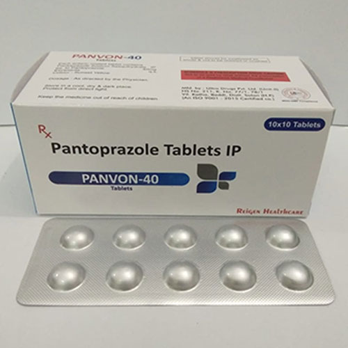 PANVO2-40 R 10x10 Tablets Pantoprazole Tablets IP PANVON-40 Tablets Reiges HealthCARE