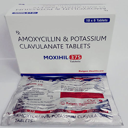 AMOXYCILLIN & POTASSIUM CLAVULANATE TABLETS MOXIHIL