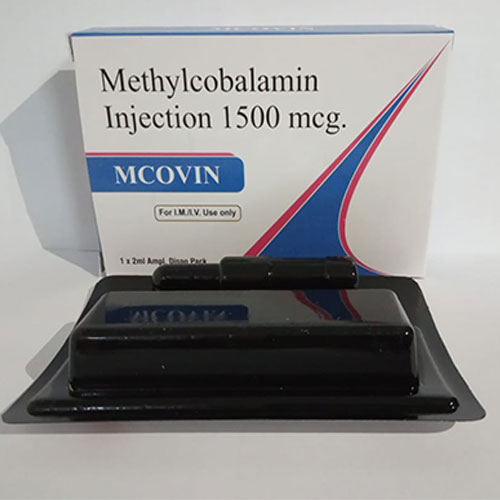 Methylcobalamin Injection 1500 mcg. MCOVIN For LM.A.V. Use only 1x 2ml Amp Diss Park Methylcobalamin Injection 1500 mcg. MCOVIN For LM.A.V. Use only