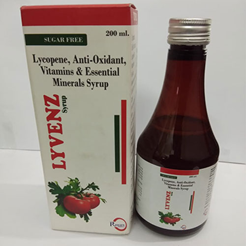 Lycopene, Anti-Oxidant, Vitamins & Essential Minerals Syrup LYVENZ Syrup